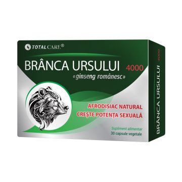 Branca Ursului 4000 Total Care, 30 capsule, Cosmopharm