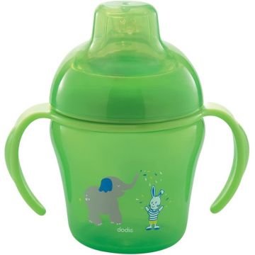 Cana de tranzitie pentru copii 6 luni+ Verde, 200ml, Dodie