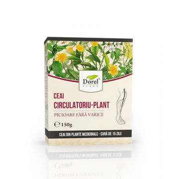 Ceai Circulatoriu-plant picioare fara varice, 150g, Dorel Plant