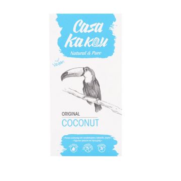 Ciocolata artizanala cu nuca de cocos 51%, 70g, Casa Kakau