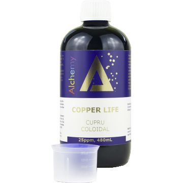 Cupru coloidal Copper Life 25ppm, 480ml, Alchemy