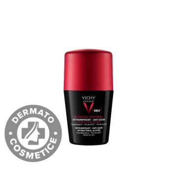 Deodorant Homme cu roll-on pentru barbati Clinical Control 96h, 50ml, Vichy