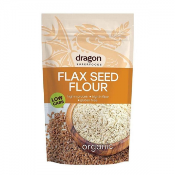 Faina din seminte de in fara gluten bio, 200g, Dragon Superfoods