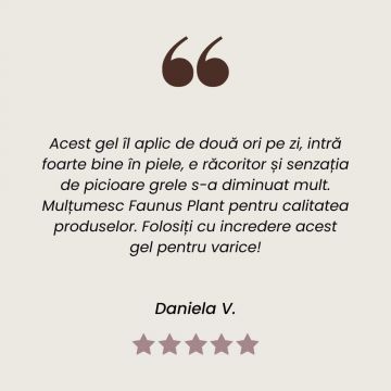 Gel pentru insuficienta venoasa Variplant, 250ml, Faunus Plant