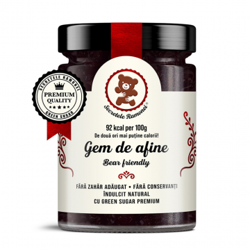 Gem de afine, 350g, Laboratoarele Remedia