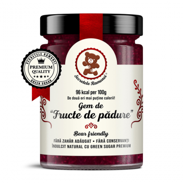 Gem de fructe de padure, 350g, Laboratoarele Remedia