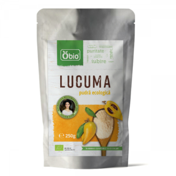 Lucuma pulbere bio, 250g, Obio