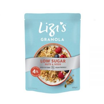 Musli cu un continut scazut de zahar, 500g, Lizi's Granola