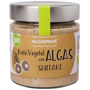 Pate vegetal cu alge si ciuperci Shiitake Bio, 180g, Algamar