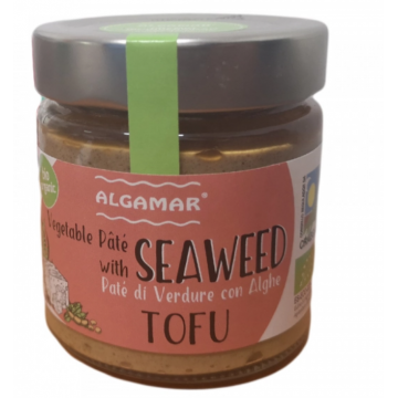 Pate vegetal cu alge si tofu Bio, 180g, Algamar