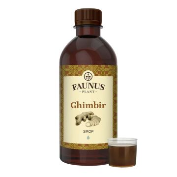 Sirop digestiv de Ghimbir, 500ml, Faunus Plant