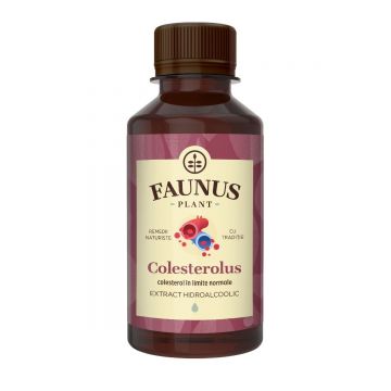 Tinctura pentru colesterol si trigliceride Colesterolus, 200ml, Faunus Plant