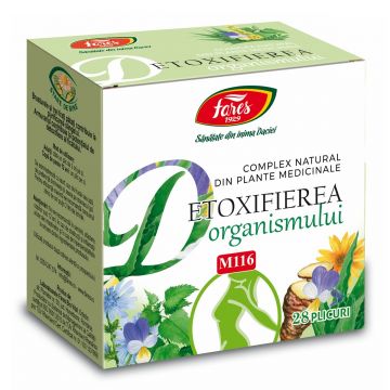 Detoxifierea organismului M116, 28 plicuri, Fares