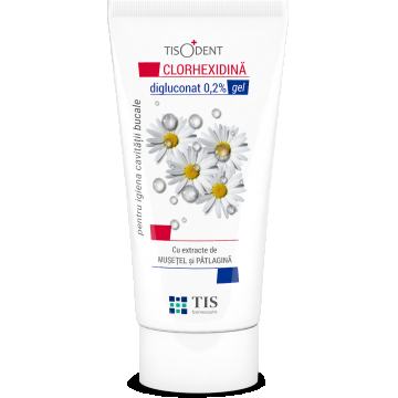 Gel cu clorhexidina Tisodent, 50ml, Tis Farmaceutic