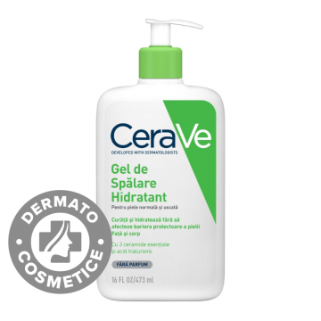 Gel de spalare hidratant piele normala-uscata, 473ml, CeraVe