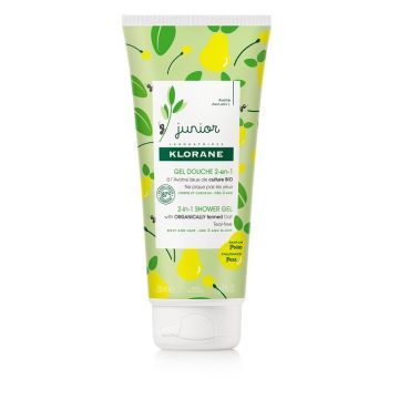 Gel pentru corp si par aroma pere, 200 ml, Klorane Junior