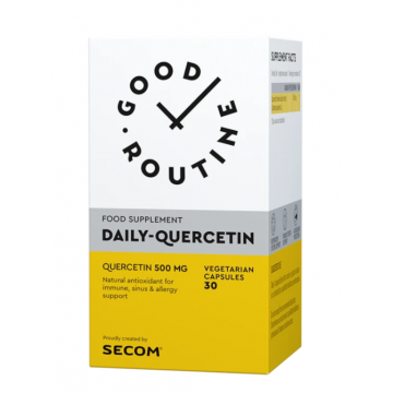 Good Routine Daily-Quercetin 500mg, 30 capsule vegetale, Secom