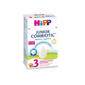 Lapte praf de crestere Junior Combiotic 3, 500g, HiPP