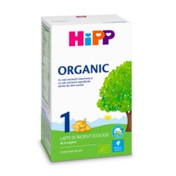 Lapte praf de inceput Organic 1, 300g, HiPP