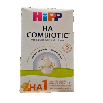 Lapte praf HA 1 Combiotic lapte de inceput de la nastere, 350 g, HiPP