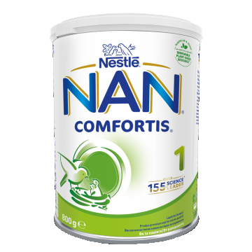 Lapte praf Nan 1 Comfortis +0 luni, 800g, Nestle