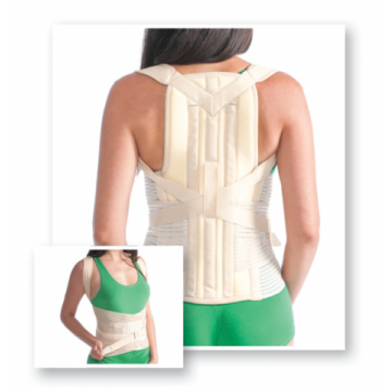 Orteza corset cu atele 2015, M/L, 71-90cm, Bej, Medtextile