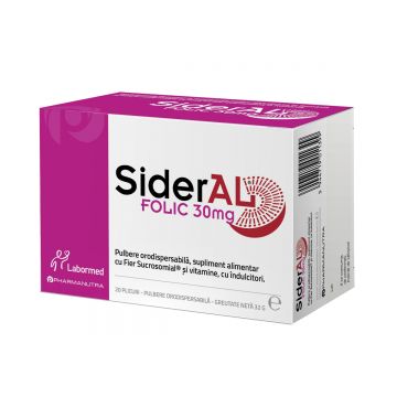 Sideral Folic, 20 plicuri, Labormed