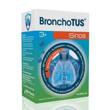 Sirop tuse Bronchotus Sinos, 10 sticks-uri, MBA Pharma