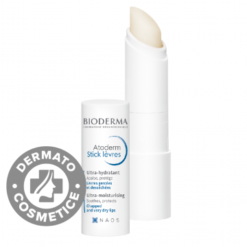 Stick pentru buze Atoderm, 4g, Bioderma