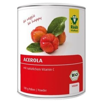 Acerola pulbere Bio, 100g, Raab Vitalfood Acerola pulbere Bio, 100g, Raab Vitalfood