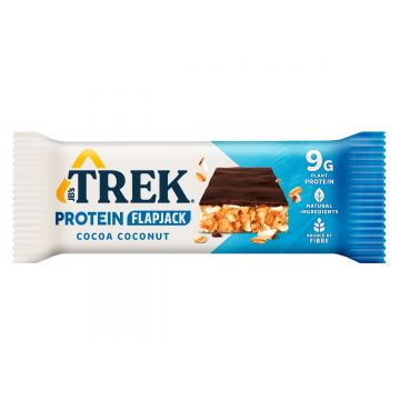Baton cu aroma de cacao si cocos cu proteine, 50g, Trek