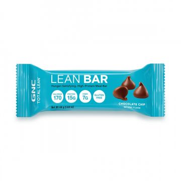 Baton proteic cu aroma de fulgi de ciocolata Total Lean, 48g, GNC