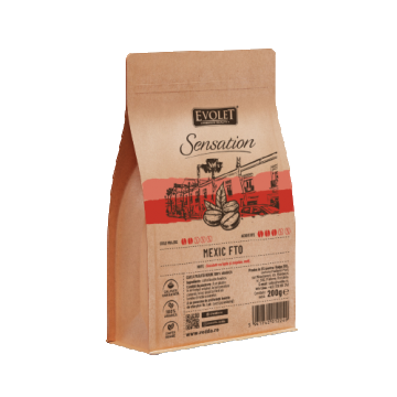 Cafea boabe Mexic FTO, 200g, Evolet