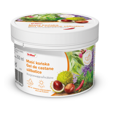 Dr. Max Gel de castane salbatice cu efect de incalzire​, 350ml