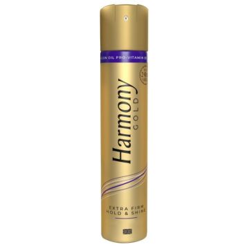 HARMONY GOLD Extra Firm Hold and Shine Spray fixativ pentru par, 400ml