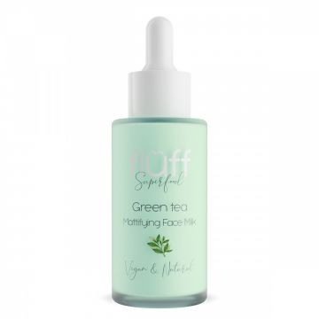 Lapte de fata matifiant cu ceai verde, 40ml, Fluff