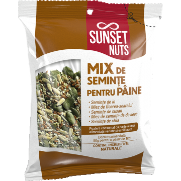 Mix seminte pentru paine, 50g, Sunset Nuts