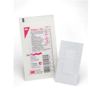 Pansament cu pad central absorbant 10x10 cm, 1 bucata, 3M Healthcare