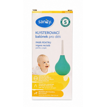 Para pentru irigare rectala pentru copii Nr.5, 1 bucata, Sanity