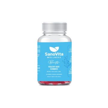 Sanovita Wellness Jeleuri pentru par Healthy Hair Beauty, 60 bucati