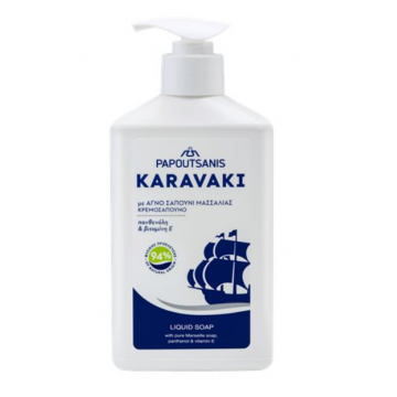 Sapun lichid clasic, 330ml, Karavaki