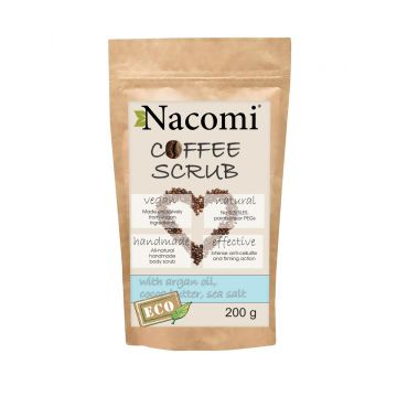 Scrub de corp cu aroma de cafea, 200g, Nacomi