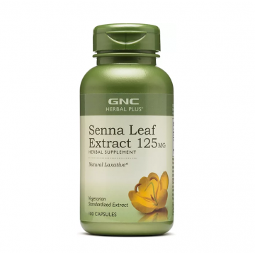 Senna laxativ natural, 100 capsule, GNC