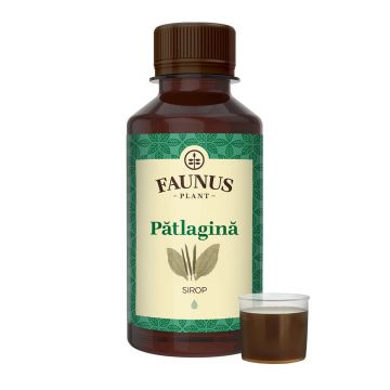 Sirop pentru tuse cu Patlagina, 200ml, Faunus Plant