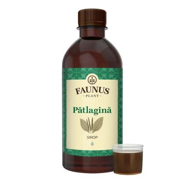 Sirop pentru tuse cu Patlagina, 500ml, Faunus Plant