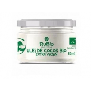 Ulei de cocos extra virgin ecologic, 80ml, Rubio
