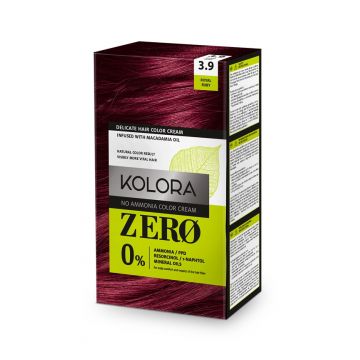 Vopsea de par Kolora Zero 3.9 Royal Ruby, 60ml, Aroma