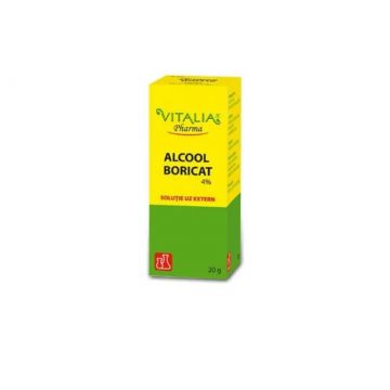 Alcool Boricat 40mg/ml 20g (Hipocrate)