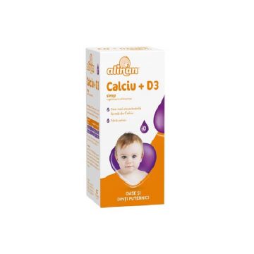 Alinan Calciu + Vitamina D3 sirop 150ml