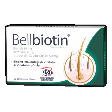 Bellbiotin, 30 comprimate filmate, Zdrovit